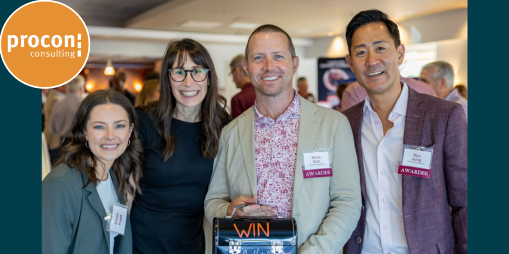 Leaders pose with VT Lunch Pail.