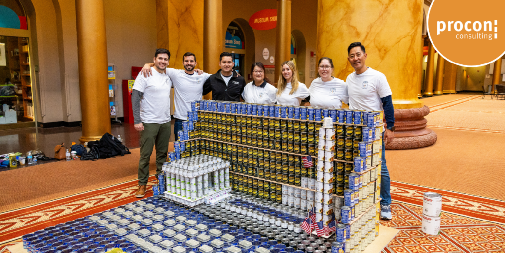 Procon Team with CANstruction Design